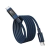 Choetech XCC-1068 PD 60W USB-C - USB-C Cable with Ekranas 1.2 m - Mėlyna