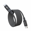 Choetech XCC-1068 PD 60W USB-C - USB-C Cable with Ekranas 1.2 m - Juodas