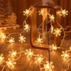 Christian Dior Kalėdinė LED girlianda snowflake/star - 3m/20 lampek ciepłe balta/warm baltas zasilane bat. 3xAA EHD-LS04