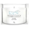 Yankee Candle Clean Cotton Scented Candle kvapioji žvakė, 37 g