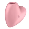 Klitorio masažuoklis Cutie Heart Light Raudona Satisfyer (rožinis)