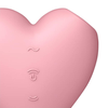 Klitorio masažuoklis Cutie Heart Light Raudona Satisfyer (rožinis)