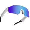 Colmi V06 AI Baltas Sports Sunglasses (with mėlynas lenses)