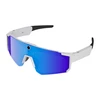 Colmi V06 AI Baltas Sports Sunglasses (with mėlynas lenses)