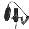Kondensatoriaus mikrofonas Puluz PU612B Studio Broadcast