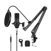 Kondensatoriaus mikrofonas Puluz PU612B Studio Broadcast