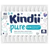 Kindii Pure Cotton Sticks kūdikiams 1pak.-60vnt