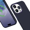 Crong Color Cover LUX Magnetic – dėklas, skirtas iPhone 15 Pro MagSafe (tamsiai mėlynas)