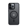 Crong Hybrid Frost MAG Cover - Dėklas iPhone 15 Pro Max MagSafe (juoda)