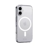 Dėklas Crong Clear MAG Cover su iPhone 16 permatomomis