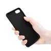 Dėklas Crong Color Cover – lankstus dangtelis, skirtas iPhone 8/7 (juodas)
