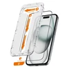 „Crong EasyShield 2 vnt.“ – grūdintas stiklas, skirtas „iPhone 16“ / „iPhone 15“ (2 vnt.)