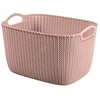 Curver Basket Knit L rectangle 19L 40x30x23cm pink