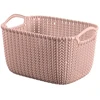 Curver Basket Knit S rectangle 8L 30x22x17cm pink
