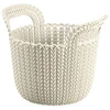 Plastikinis krepšys Knit XS Curver 19x23x19cm baltas