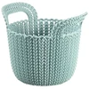 Curver Pilkai mėlynas apvalus krepšys KNIT CURVER -XS- universalus