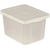 Daiktų laikymo dėžė su dangčiu CURVER ESSENTIALS, skaidri , h27 x 44 x 34 cm, 26 L