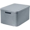Daiktadėžė CURVER STYLE, 30 l, pilka, 44×33×24 cm