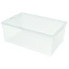 Curver Dėžė su dangčiu Textile Box 45 l 59,6x39,4x23 cm permatoma