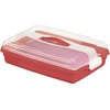 Curver Cake transport box rectangular 45x29,5x11,1cm red