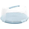 Curver Cake transport box round Ø34.7x15.6cm mėlynas