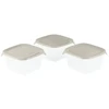Curver Food container set 3 pcs. square 3x1.2L Fresh&amp;Go beige