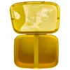 Curver Food storage container rectangular with divider 1.8L Snap Box yellow/kawaii