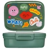 Curver Food storage container rectangular with divider 1.8L Snap Box žalias/fun-tilities