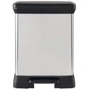 Curver Metallic waste pedal bin Deco Bin Duo 10+18L sidabrinis