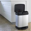 Curver Metallic waste pedal bin Deco Bin Duo 10+18L sidabrinis