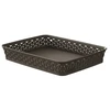 Plastikinė dėžė My Style Rattan A4 Curver 6x35.8x26.2cm ruda