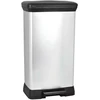 Curver Pedal bucket Deco Bin 50L sidabrinis