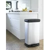 Curver Pedal bucket Deco Bin 50L sidabrinis