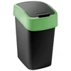 Keter CURVER ŠIUKŠLIADĖŽĖ „FLIP BIN” 9L /JUODA/ ŽALIA