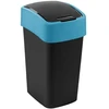Keter CURVER ŠIUKŠLIADĖŽĖ „FLIP BIN” 25L /JUODA/ MĖLYNA