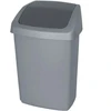 Curver / Keter CURVER GARBAGE BIN 25L /DARK Pilkas/ Sidabrinis
