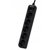 CyberPower Tracer III B0520SC0-FR surge protector Juodas 5 AC outlet(s) 200 - 250 V 1.8 m