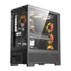 DarkFlash AIRNOVA computer case (juodas) + 3 fans