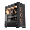 DarkFlash AIRNOVA computer case (juodas) + 3 fans