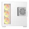 „DarkFlash C280“ kompiuterio korpusas (baltas) + 7 ventiliatoriai