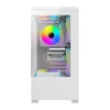 DarkFlash C365 computer case (baltas) + 5 fans