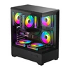 DarkFlash C365 computer case (juodas) + 5 fans