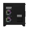 Darkflash Darflash FT350 kompiuterio dėklas + 5 aRGB ventiliatoriai (juodi)