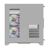 Darkflash Darflash FT350 kompiuterio dėklas + 5 aRGB ventiliatoriai (balti)