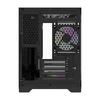 Darkflash Darflash FT418 kompiuterio dėklas + 6 aRGB ventiliatoriai (juodi)