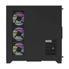 Darkflash Darflash FT418 PRO kompiuterio dėklas + 7 aRGB ventiliatoriai (juodi)
