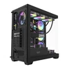 Darkflash DS900 kompiuterio dėklas + 7 ARGB ventiliatoriai - juodas