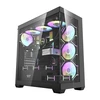 Darkflash DS900 kompiuterio dėklas + 7 ARGB ventiliatoriai - juodas