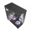Darkflash DS900 kompiuterio dėklas + 7 ARGB ventiliatoriai - juodas