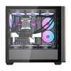 Darkflash DS900WS computer case (juodas) + 4 fans